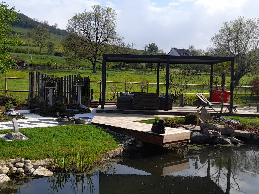 Aménagement paysager et pergolas