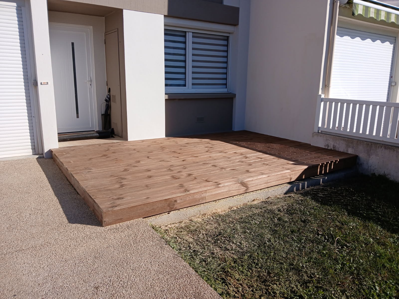 Aménagement d'une terrasse en bois